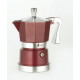 Гейзер Top Moka "Caffettiera Super Top" 3 п. (бордовый)