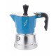 Гейзер Top Moka "Caffettiera Top" 6 п. argento (голубой)  